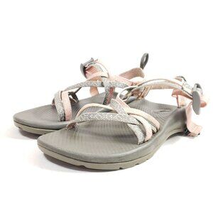 Chaco Womens Size 5 EcoTread Z/1 Sports Sandals Gray & Pink Durable